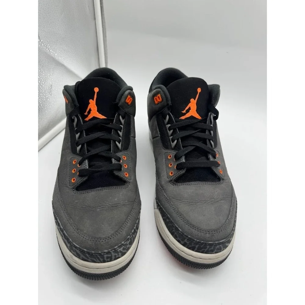 Air Jordan 3 Retro Fear Pack Night Stadium Total Orange CT8532-080 Mens Size 13